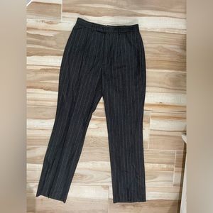 Banana Republic Gray Pinstripe Wool Trouser Size 4